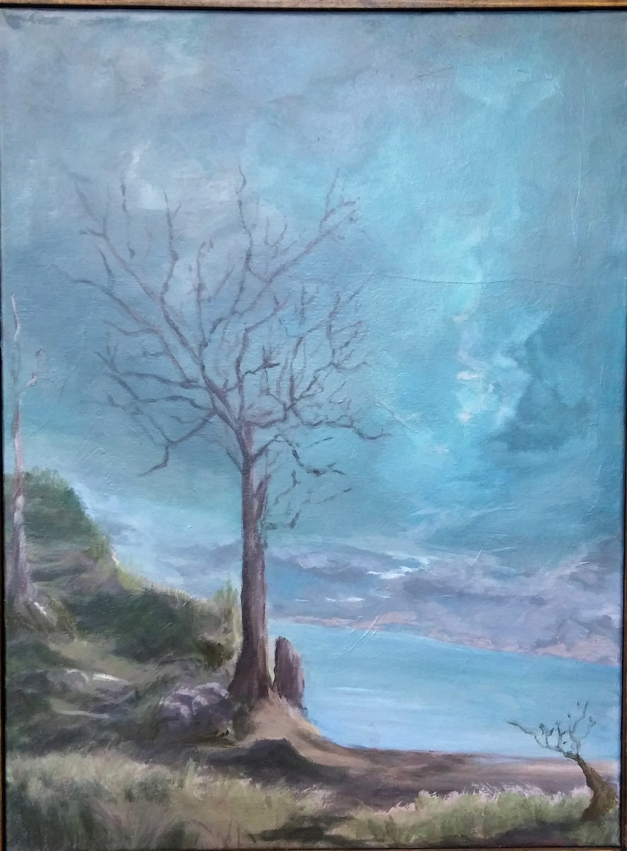 A Touch of the Divine by Krystal Hart, acrylic on canvas, 16 x 20 in