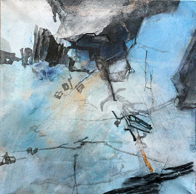 Debris and Dangles Dreams Resurrected from Sleeping Trees #112618 by Krystal Hart, graphite powder