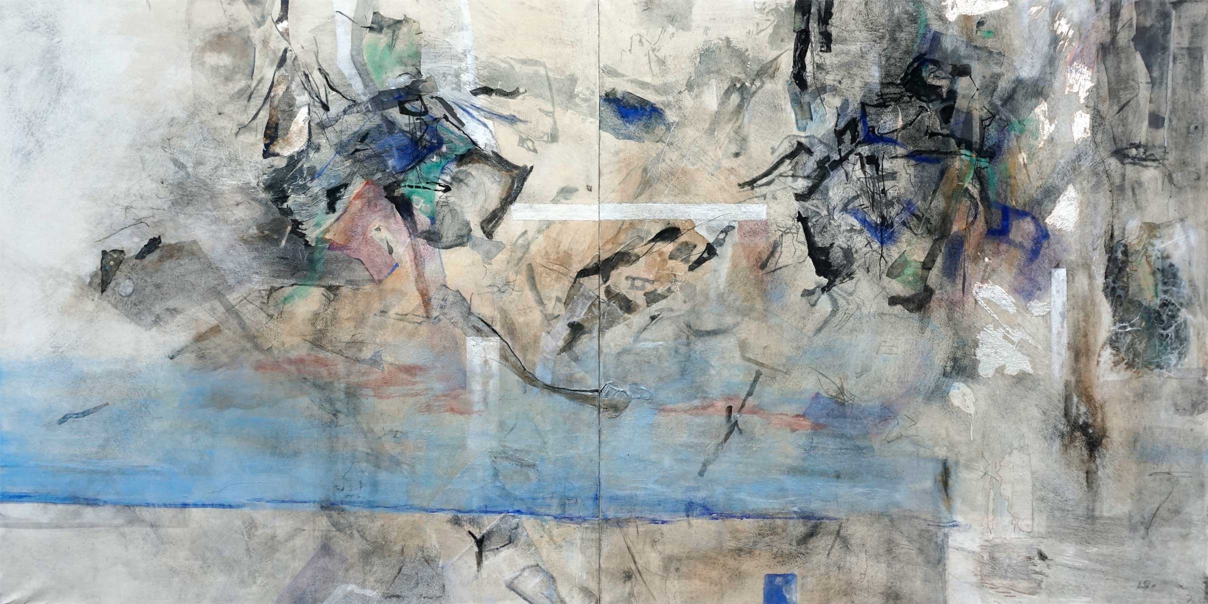 A Solemn Assembly by Krystal Hart, graphite powder