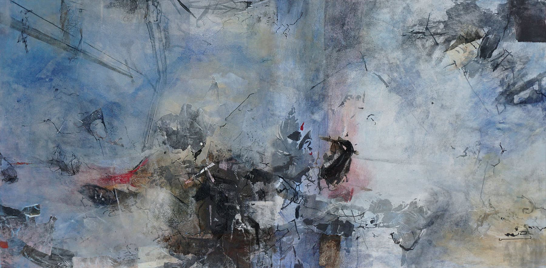 Undercurrent by Krystal Hart, graphite powder